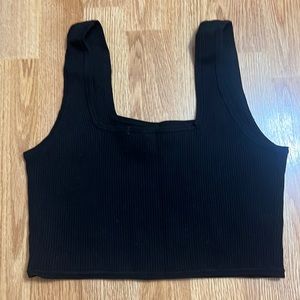 H&M Black Crop Top